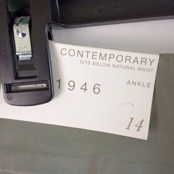 Cato Crochet Hem Pull-On Ankle Pants Size 14 Mid Rise NWT Comfy Chic - Picture 10 of 13